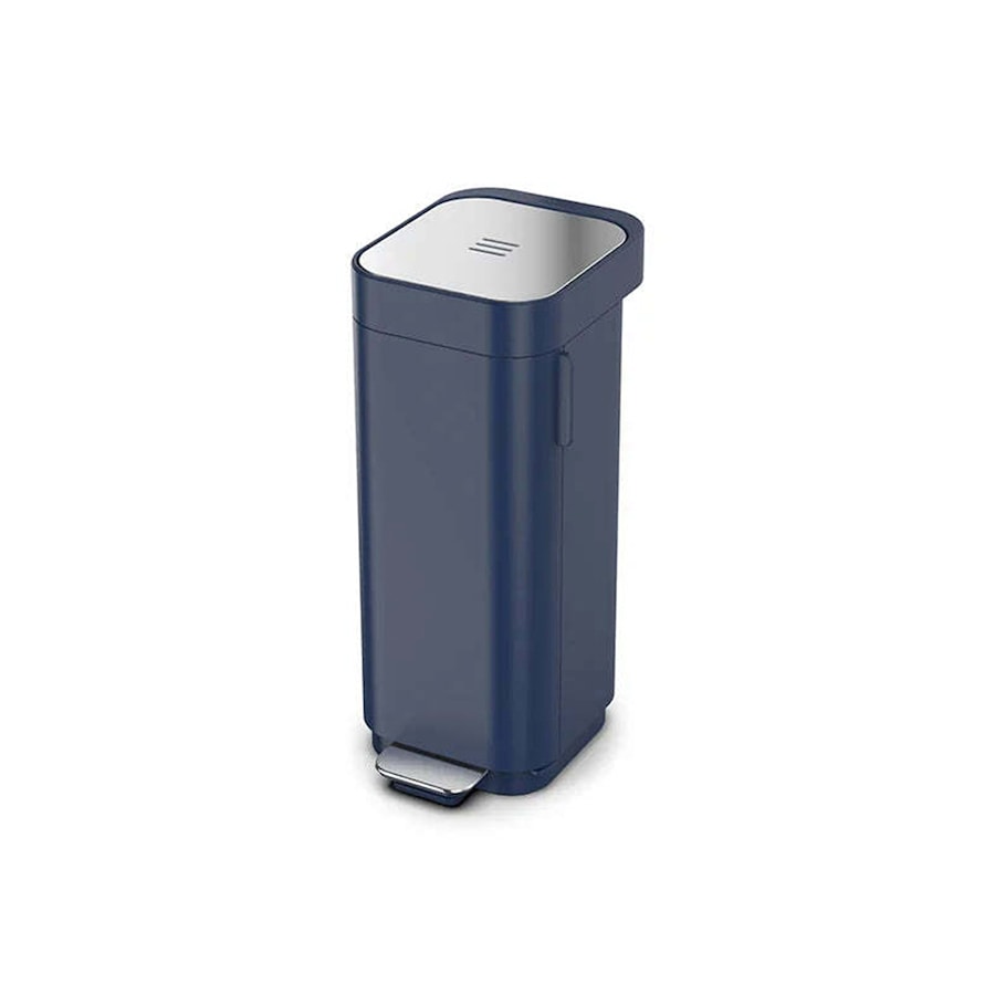 Joseph Joseph Porta 40L/99cm Pedal Bin Garbage Rubbish Trash Can Midnight Blue