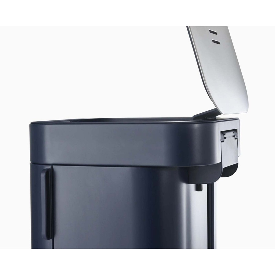 Joseph Joseph Porta 40L/99cm Pedal Bin Garbage Rubbish Trash Can Midnight Blue