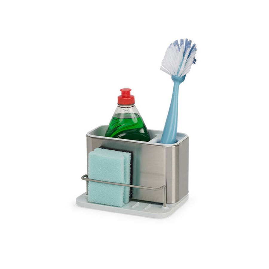 Joseph Joseph Surface Stainless Steel Sink Tidy Organiser 18x13cm Light Stone
