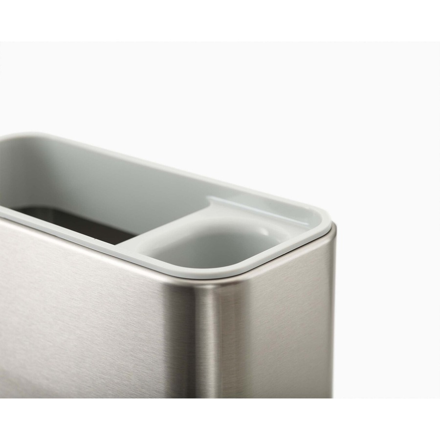 Joseph Joseph Surface Stainless Steel Sink Tidy Organiser 18x13cm Light Stone