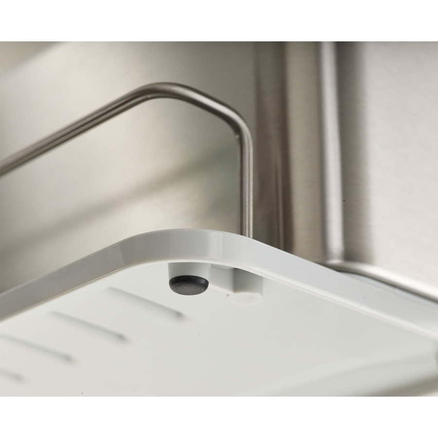 Joseph Joseph Surface Stainless Steel Sink Tidy Organiser 18x13cm Light Stone