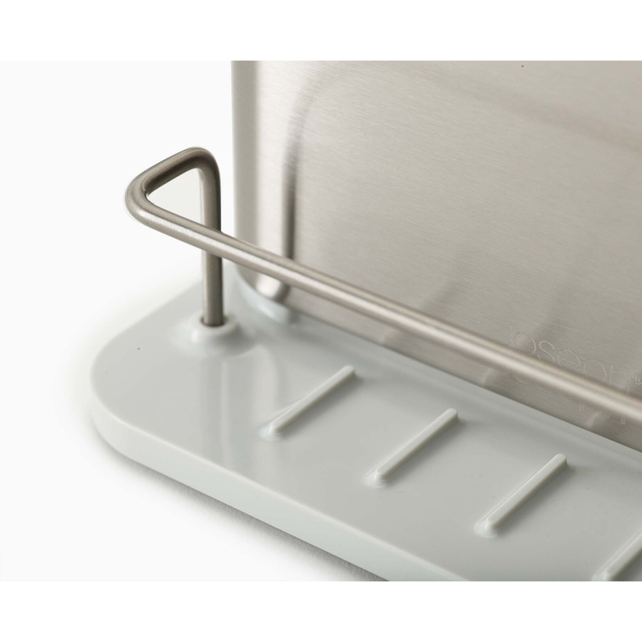 Joseph Joseph Surface Stainless Steel Sink Tidy Organiser 18x13cm Light Stone