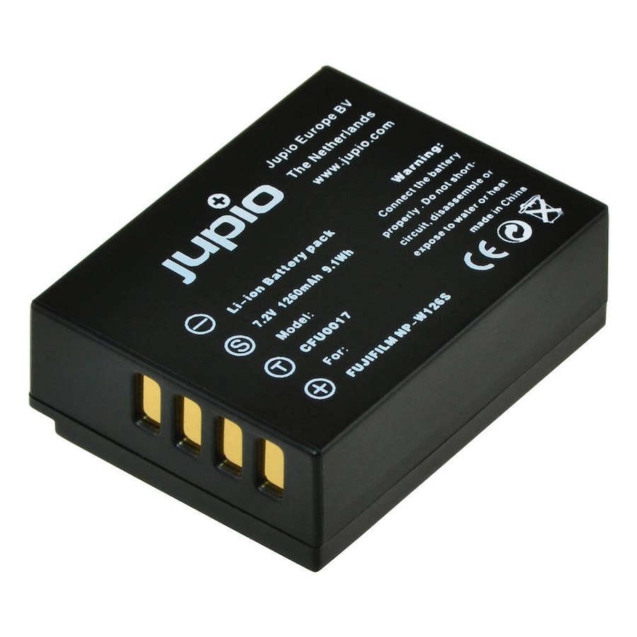 Jupio Li-Ion 7.2V 1260mAh Rechargeable Battery Pack For Fuji NP-W126S Camera