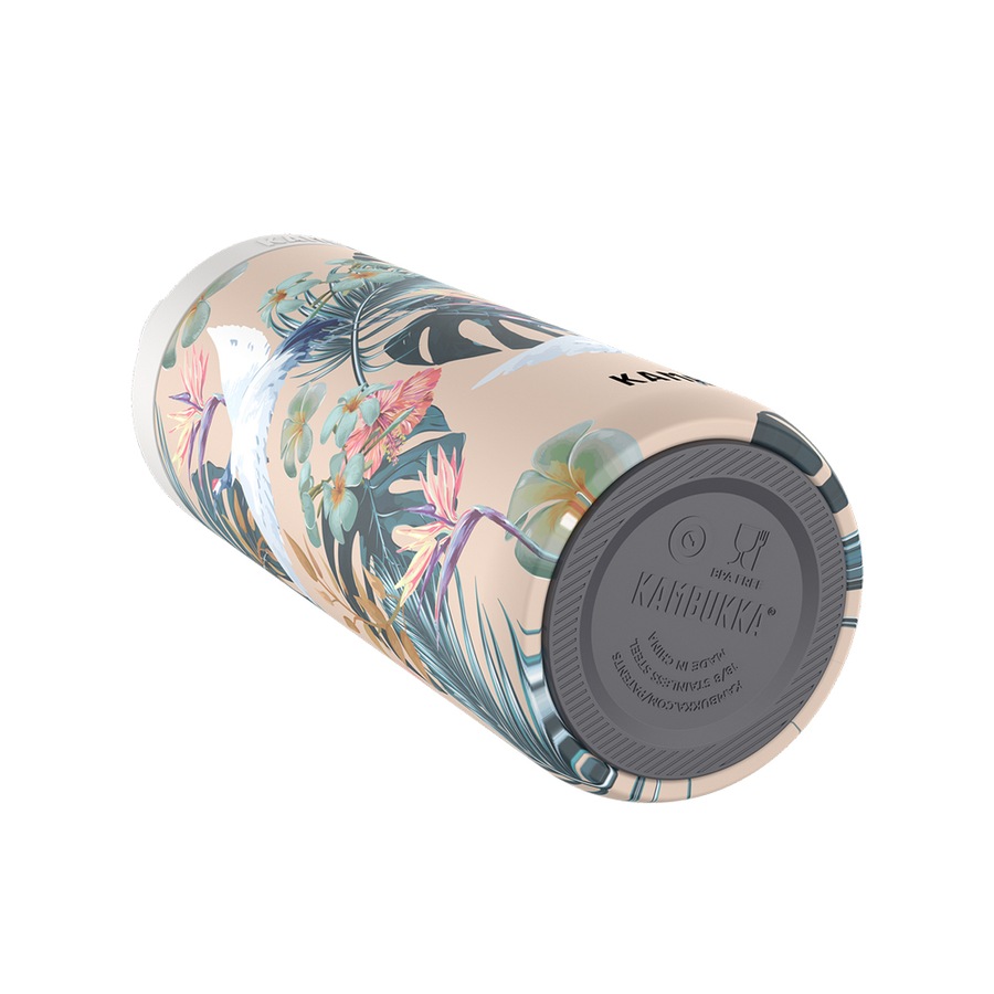 Kambukka Reno 500ml Vacuum Insulated Bottle Stainless Steel Paradise Flower