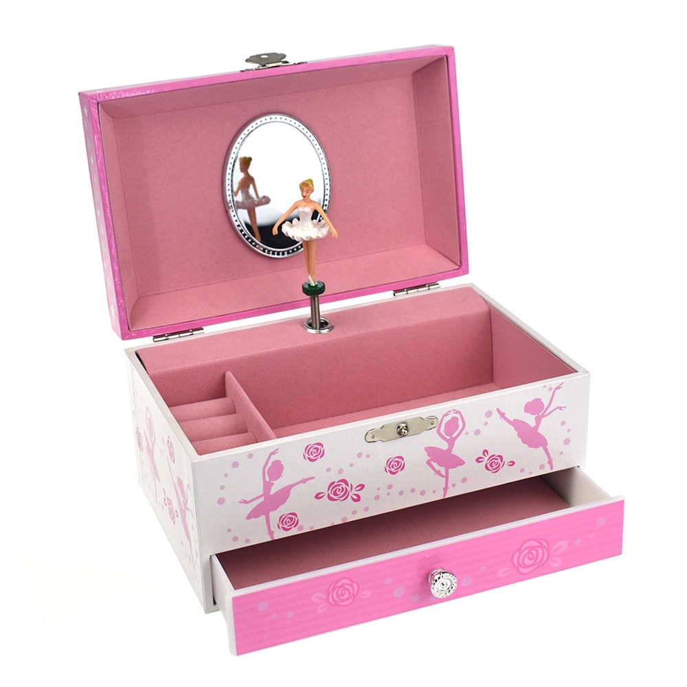 Kaper Kidz 18.5cm Ulyana Ballerina Heirloon Music Jewellery Box Storage Kids 3y+
