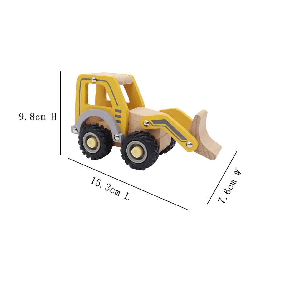 Kaper Kidz Calm & Breezy Rolling Bulldozer Children's/Kids Pretend Play Toy 18m+