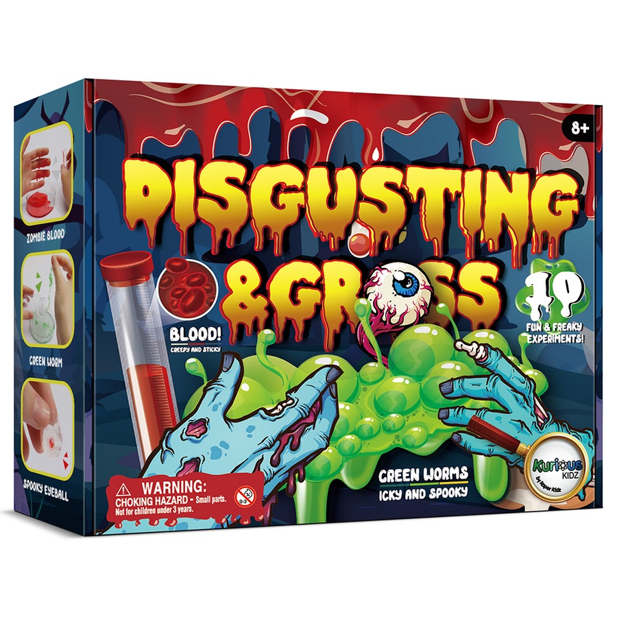 Kaper Kidz Disgusting And Gross Science Kit Kids/Childrens Activity Toy 8Y+
