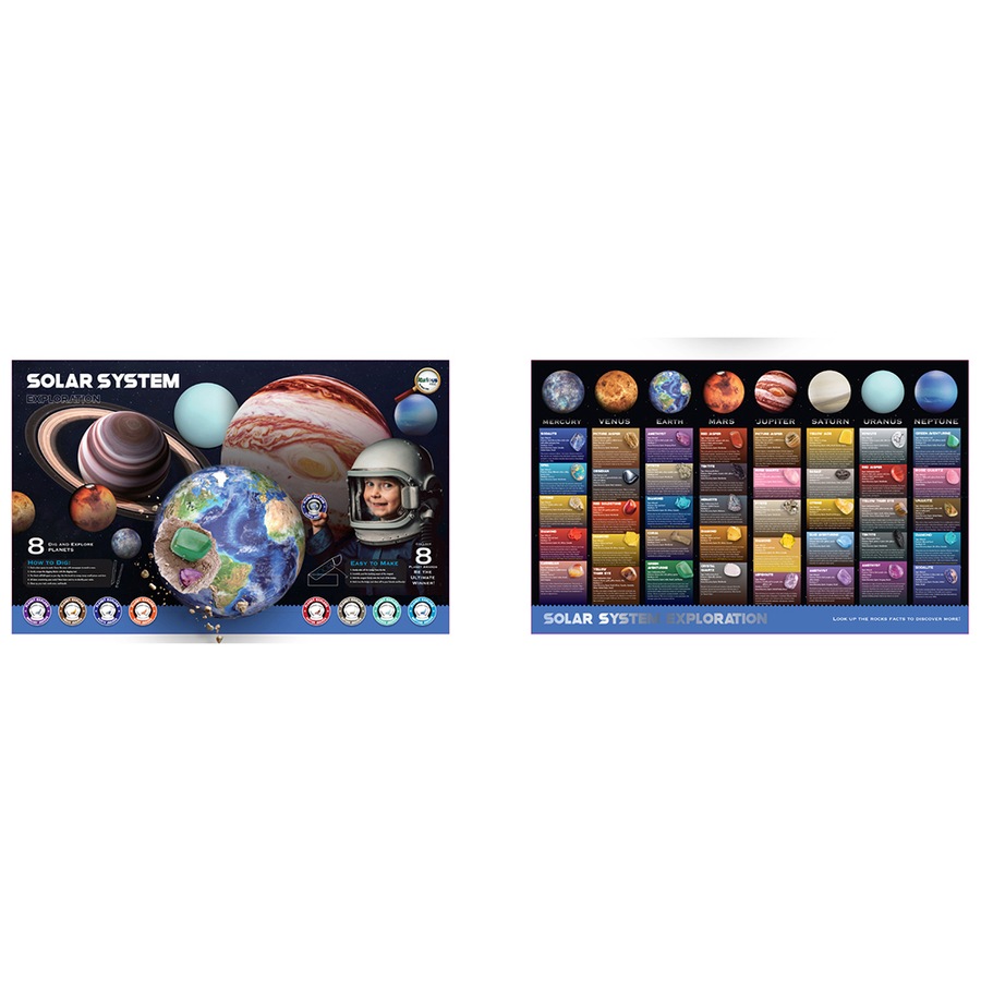 Kaper Kidz Solar System Exploration Dig Gem Kit Kids/Childrens Toy 6Y+