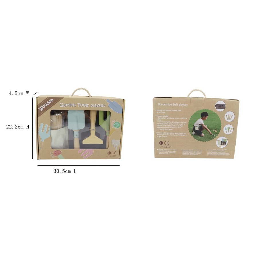 Kaper Kidz Toddler/Children's Outdoor Garden Belt With Tools & Name Tag 3+