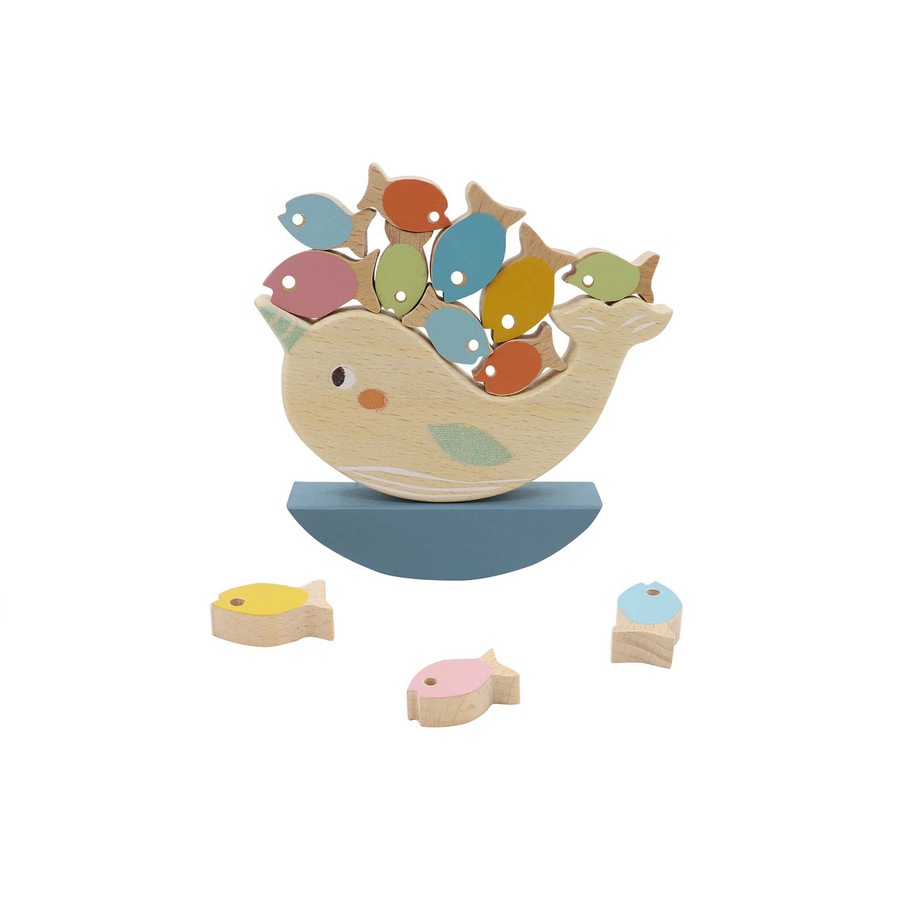 Kaper Kidz Wooden Fish Balancing Game Children's/Kids Pretend Play Toy 3yrs+