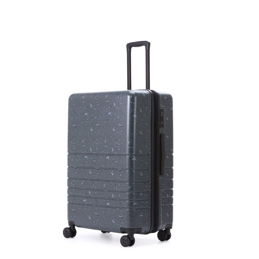 Kate Hill Terrazzo Large Travel Luggage Suitcase Lightweight 76x36cm Black