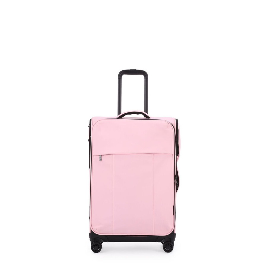Kate Hill Willow Medium Travel Luggage Suitcase Lightweight 60x30cm Pink