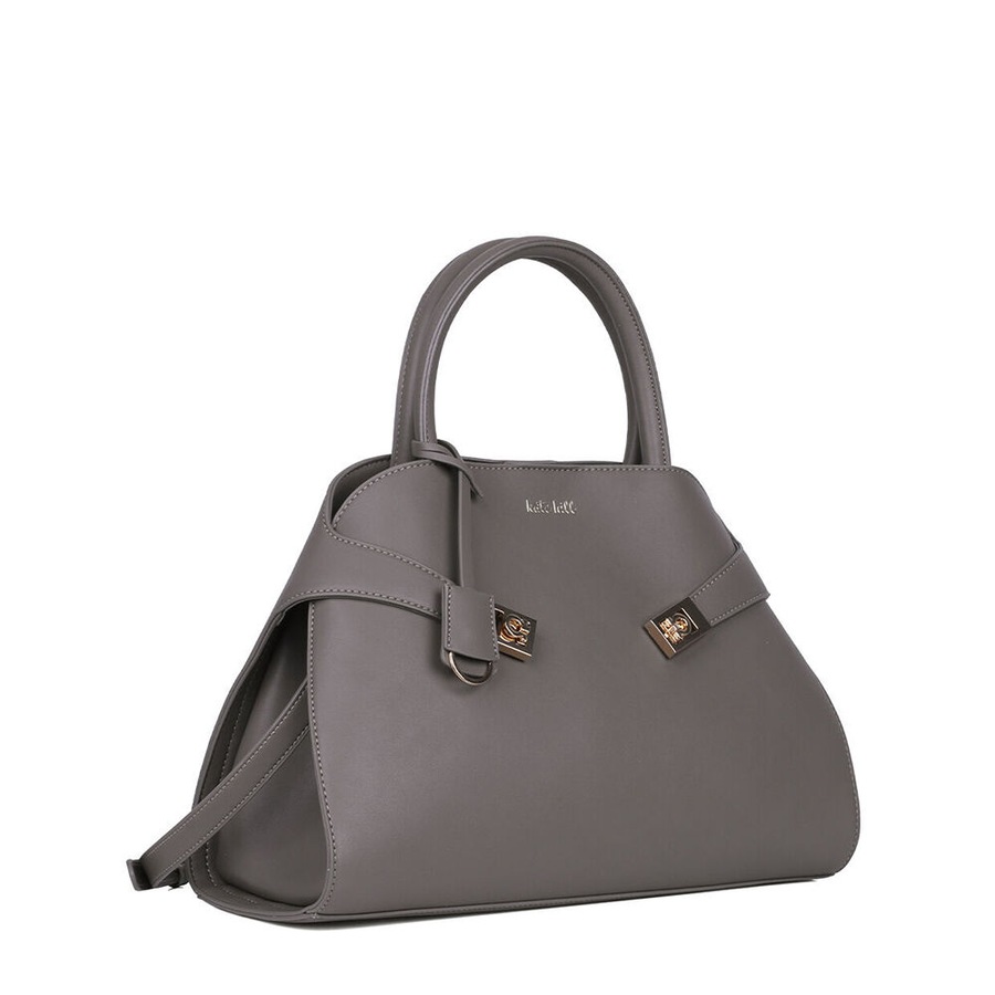 Kate Hill Women's Tyla Top Handle Bag Handbag Charcoal