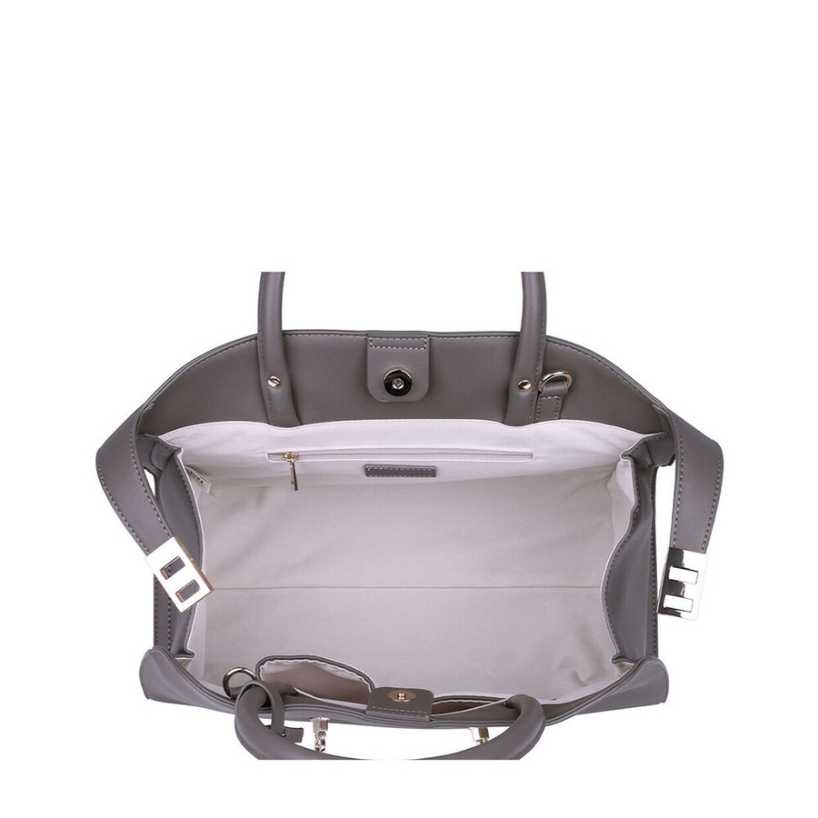 Kate Hill Women's Tyla Top Handle Bag Handbag Charcoal