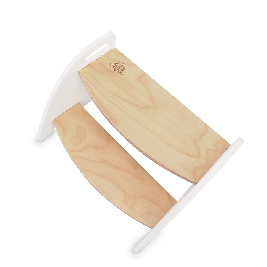 Kinderfeets Wooden Step Stool Chair Stepping Ladder 45x31.5cm For Kids 12m+