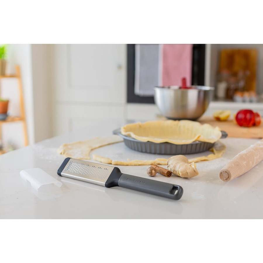 KitchenAid Classic Fine Etched Handheld Grater Kitchen Utensil Charcoal Grey