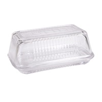 Kitchenworks Glass Butter Clear Dish Storage Kitchen Serveware Accessories