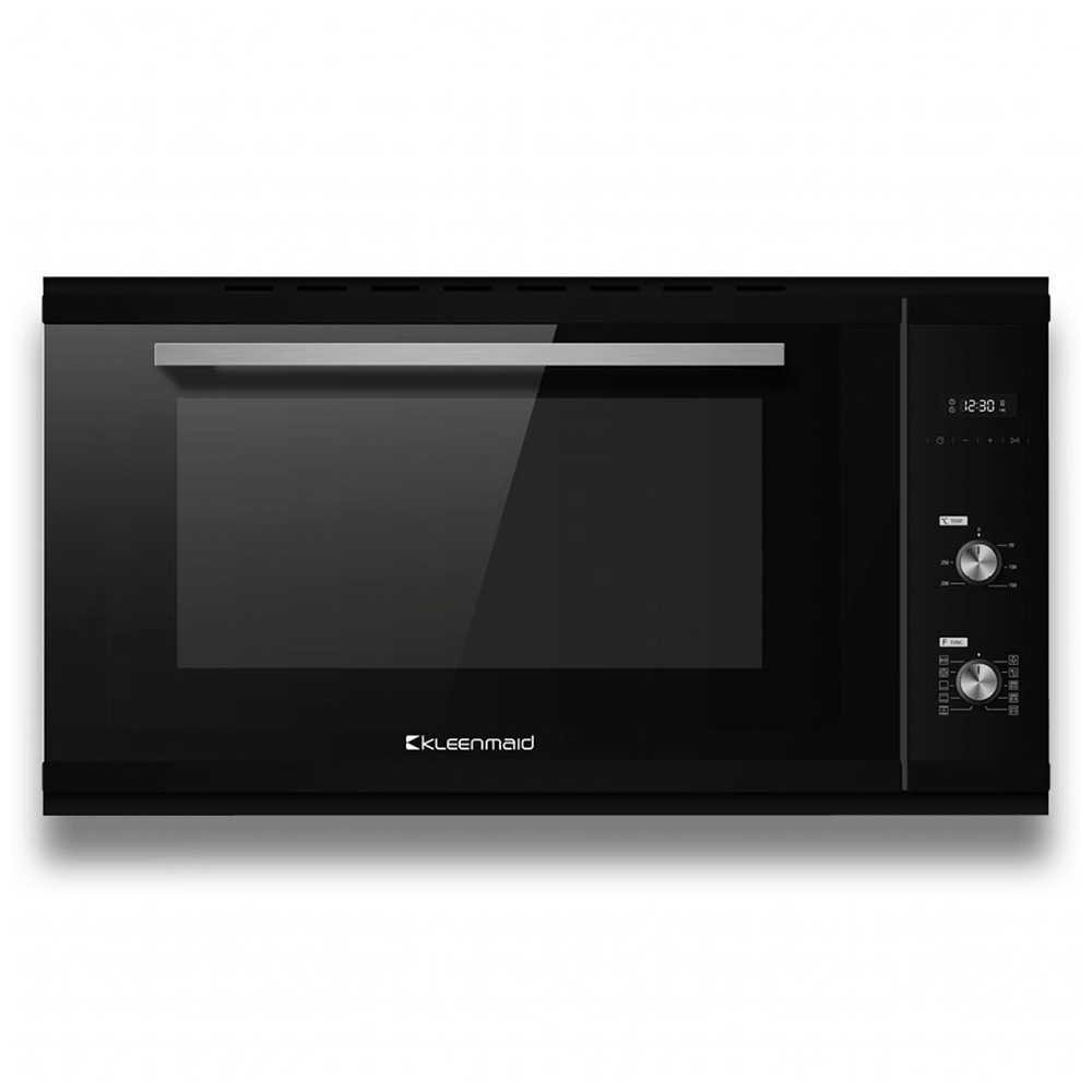 Kleenmaid 105L Multifunction Full Grill Fan Forced Kitchen Oven Black 90cm
