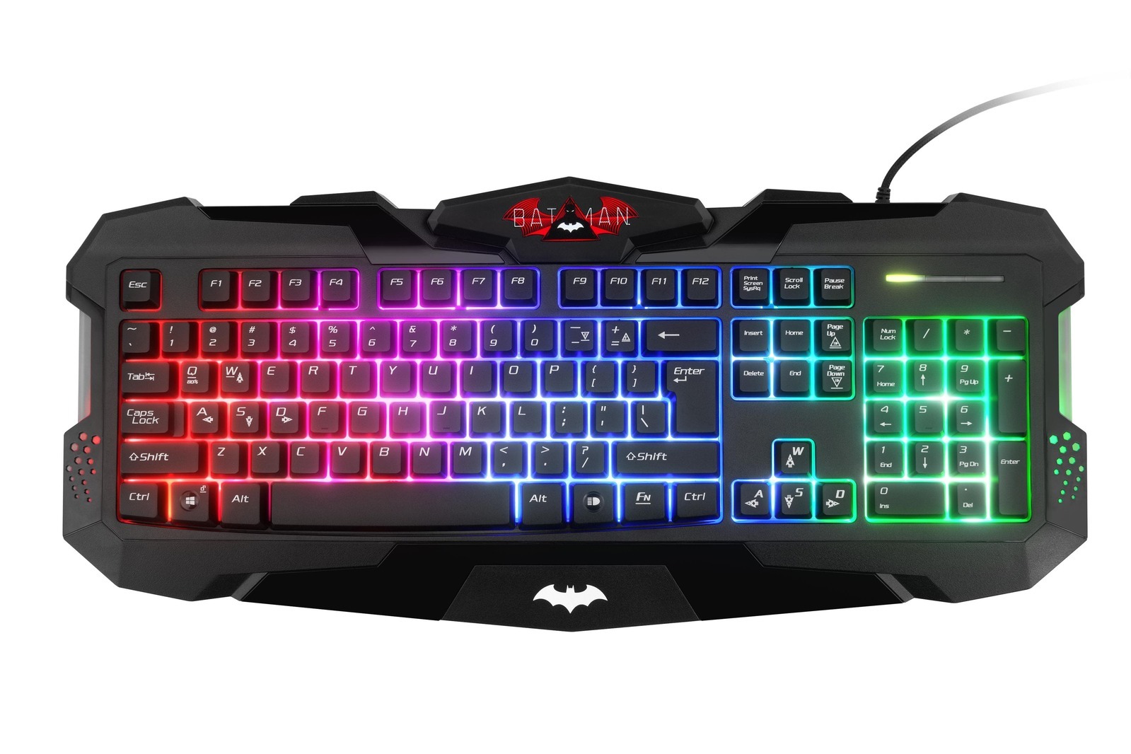 Buy Kogan Batman Edition RGB LED Wired Gaming Keyboard For Computer ...