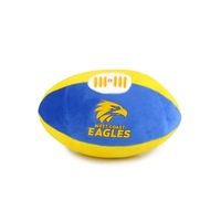 Korimco 18cm AFL Footy West Coast Soft Stuffed Toy Animal Plush Kids/Child 3y+