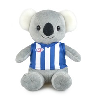 Korimco 20cm AFL Koala North Melbourne Soft Toy Animal Plush Kids/Children 3y+
