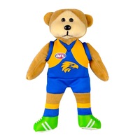 Korimco 21cm AFL Magic Play West Coast Soft Stuffed Toy Kids/Child 3y+ Assorted