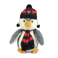 Korimco 27cm AFL Penguin Essendon Soft Stuffed Toy Animal Plush Kids/Child 3y+