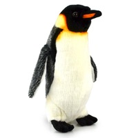 Korimco 29cm Penguin King Plush Soft Animal Stuffed Toy Kids/Children 3y+ Black