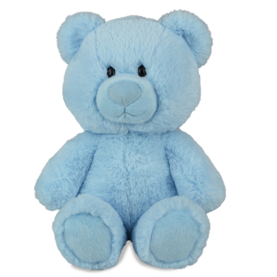 Korimco 32cm Nursery Pookie Bear Soft Plush Stuffed Toy Kids/Children 3y+ Blue