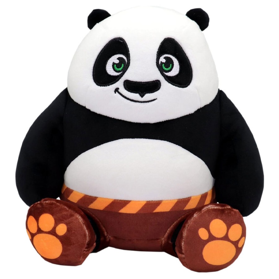 Kung Fu Panda 4 10in Cushy Po Panda Bear Plush Kids/Childrens Soft Toy 0Y+