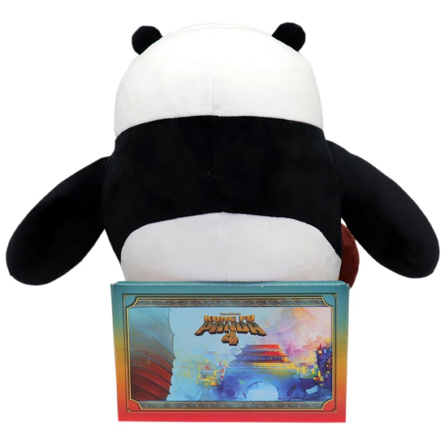 Kung Fu Panda 4 10in Cushy Po Panda Bear Plush Kids/Childrens Soft Toy 0Y+