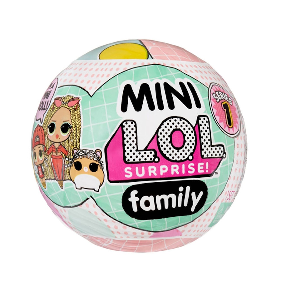 L.O.L. Surprise 9cm OMG Mini Family Ball/Doll Kids/Children 8y+ Toy Assorted