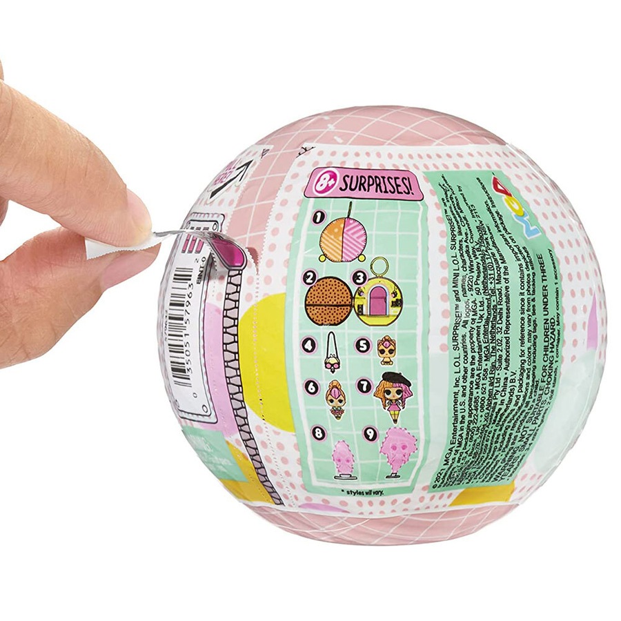 L.O.L. Surprise 9cm OMG Mini Family Ball/Doll Kids/Children 8y+ Toy Assorted