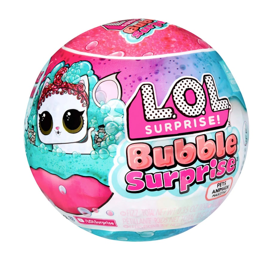 L.O.L. Surprise! Bubble Surprise Kids Pets Mystery Ball Play Toy Assorted 4+