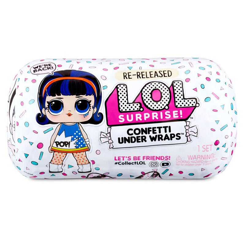 L.O.L Surprise Confetti Under Wraps in PDQ w/ Random Doll Kids/Children Toy 4y+