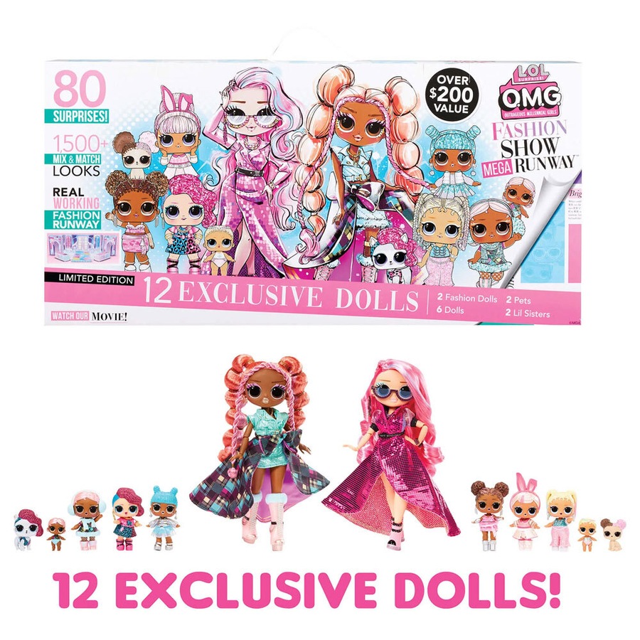 L.O.L Surprise OMG Fashion Show Mega Runway Playset Dolls Kids/Children Toy 3y+