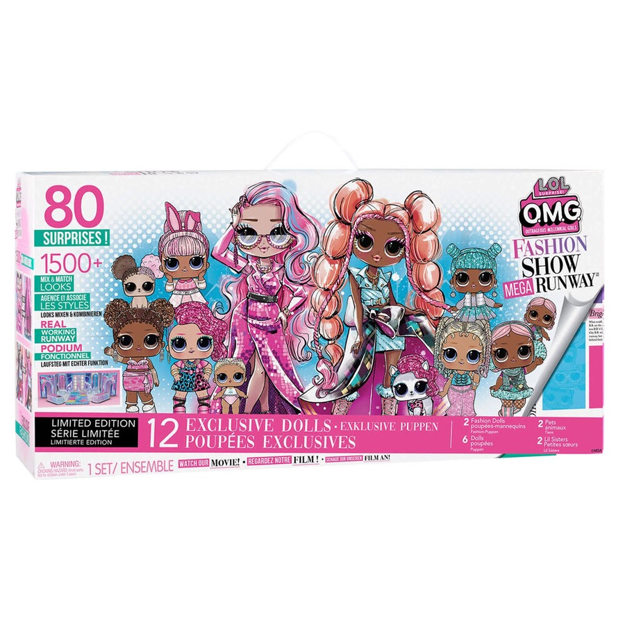 L.O.L Surprise OMG Fashion Show Mega Runway Playset Dolls Kids/Children Toy 3y+
