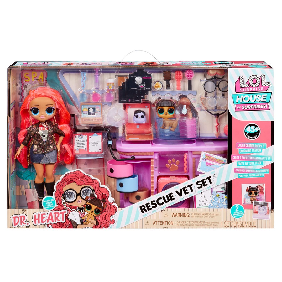 L.O.L. Surprise! OMG I AM Rescue Vet Doll Toy Kids Interactive Playset 4+
