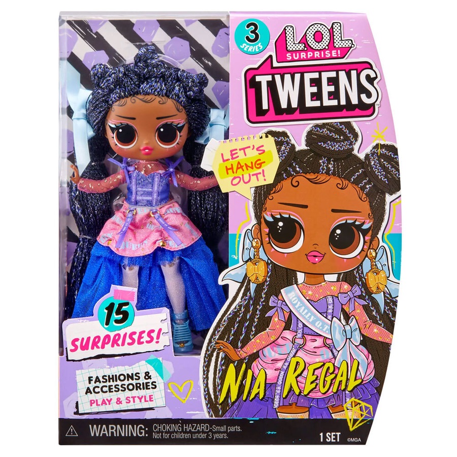 L.O.L Surprise Tweens 16.5cm Fashion Doll S3 Nia Regal Kids/Children Toy 3y+