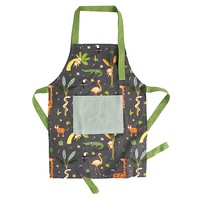 Ladelle 40x55cm Jungle Recycled Cotton Kids/Childrens Cooking/Craft Pocket Apron