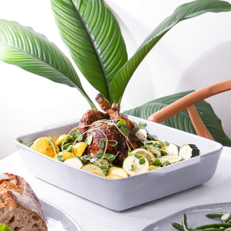 Ladelle Artisan 39cm Rectangular Porcelain Baking/Serving Dish Home/Kitchen Blue