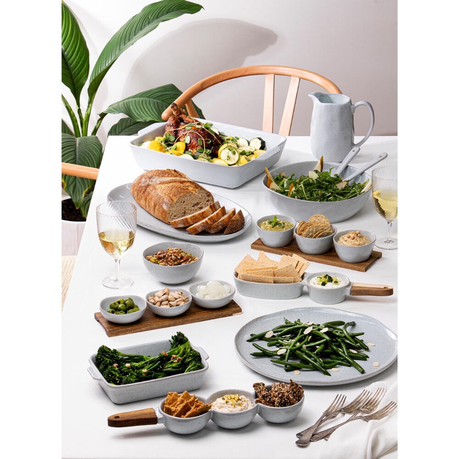 Ladelle Artisan 39cm Rectangular Porcelain Baking/Serving Dish Home/Kitchen Blue