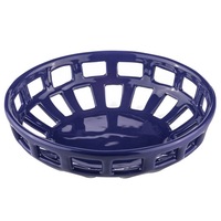 Ladelle Carnival 27cm Fruit Container/Holder Stone Bowl/Basket Tableware Cobalt