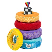 Lamaze Rainbow Stacking Rings Baby/Infant Kids Toddler Educational Stack Toy 6m+