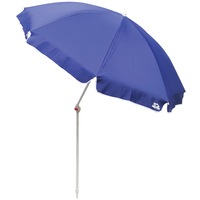 Land & Sea 2m Extra Wide Protection UPF50+ Resort Tilt Beach Sun Umbrella Blue