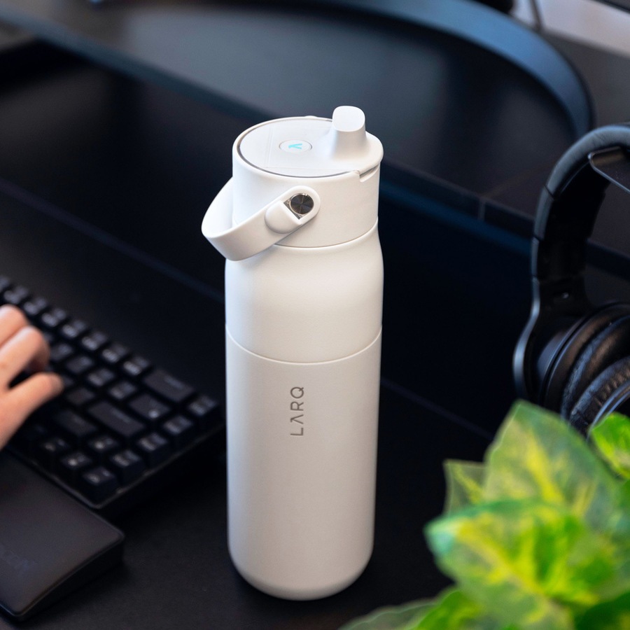 LARQ Bottle PureVis 2 Self-Cleaning with Bottle Filter Granite White 680ml