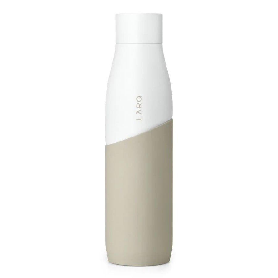 LARQ PureVis Movement Water Drink Bottle Terra Edition White/Dune 950ml/32 oz