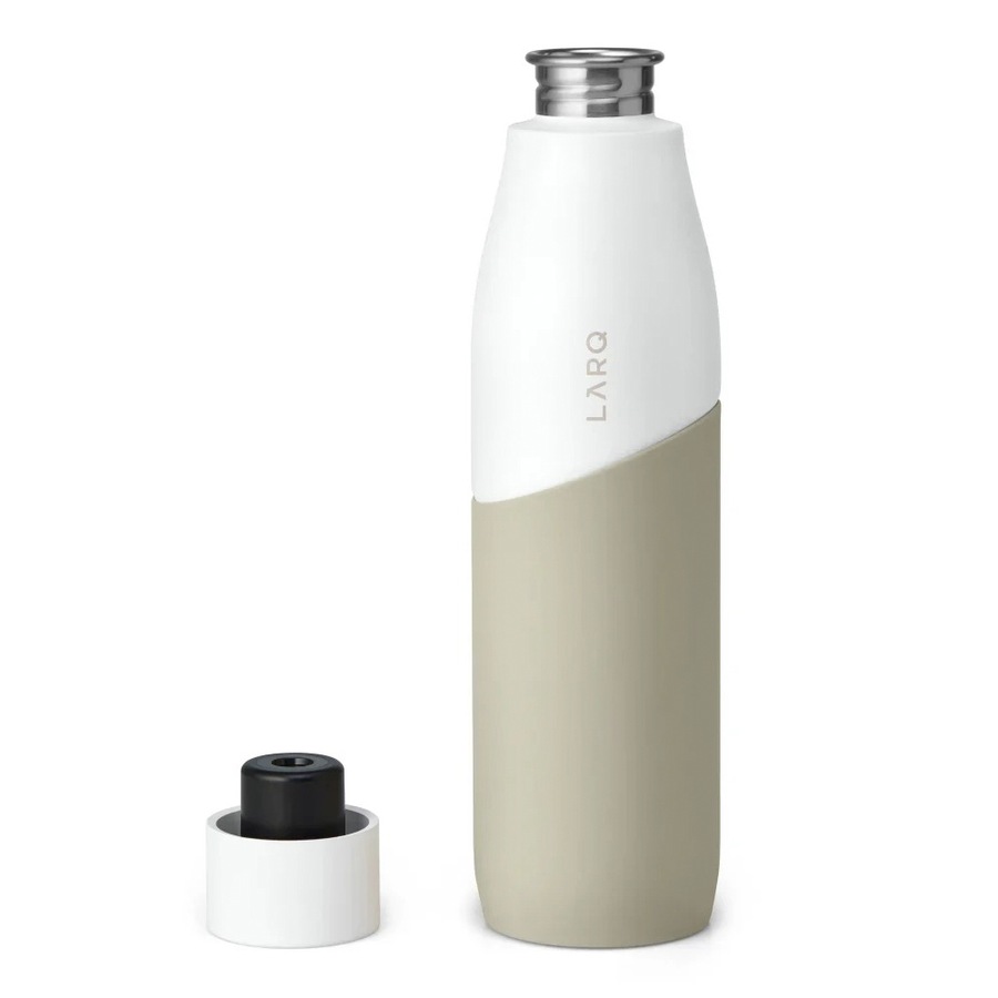LARQ PureVis Movement Water Drink Bottle Terra Edition White/Dune 950ml/32 oz