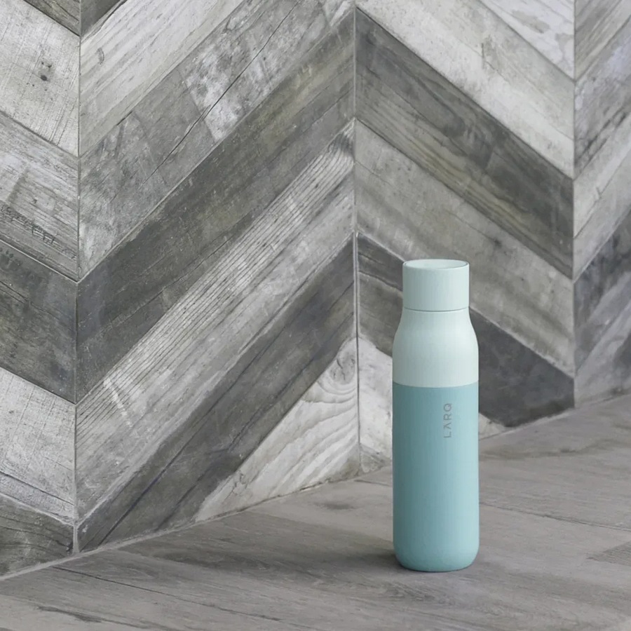 LARQ PureVis UV-C 740ml Insulated Water Bottle Double Wall Flask Seaside Mint