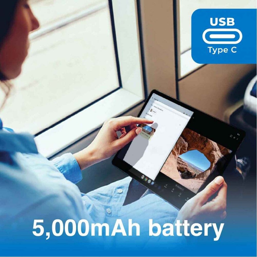 Laser 10'' Android 13 Tab/Tablet w/ Earbuds & Case Set 4G HD IPS 128GB Black